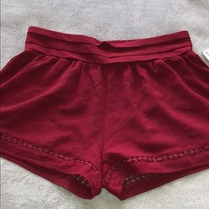 Crimson shorts